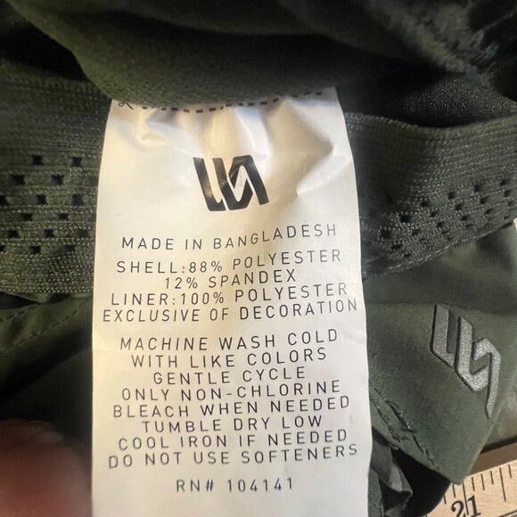 VRST Men's Relaxed Fit Running Shorts, CC XX-Large Green Lightweight & Breathabl - Picture 8 of 9